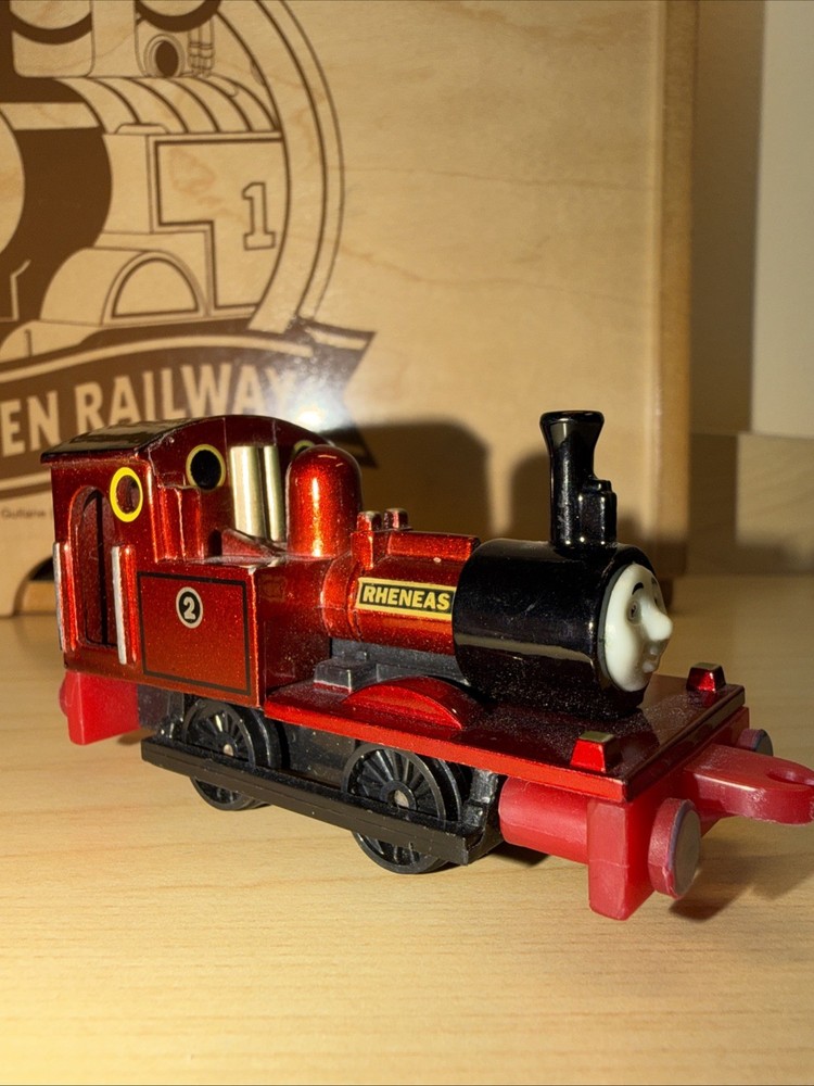 METALLIC RHENEAS ! THOMAS FRIENDS TRAIN ERTL DIECAST , LIMITED SPECIAL EDITION