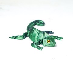 8.3inch 3D Printed Lizard Model,Articulated Animals Figure,Fidget Toy Home Decor