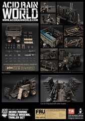 ACID RAIN /ANNEX 2179 1/18: 303rd Marine Mobile Arsenal Trailer Set *USA Seller*