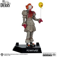 Pennywise Bloody Welcome to Derry 6″ Posed Figure McFarlane Toys Ships ASAP