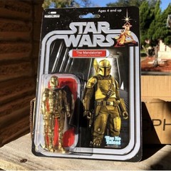 4 Pack DIY Bootleg Action Figure Blister Bubble & Blank Backing Cards Packaging