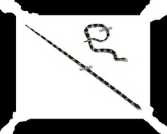 Mezco One:12 Conan The Barbarian War Paint – TWO SNAKES COILED & STRAIGHT 1/12