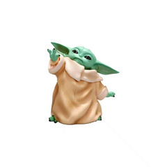 Star Wars The Mandalorian Baby Yoda Grogu Figure Toy – Cute Collectible.