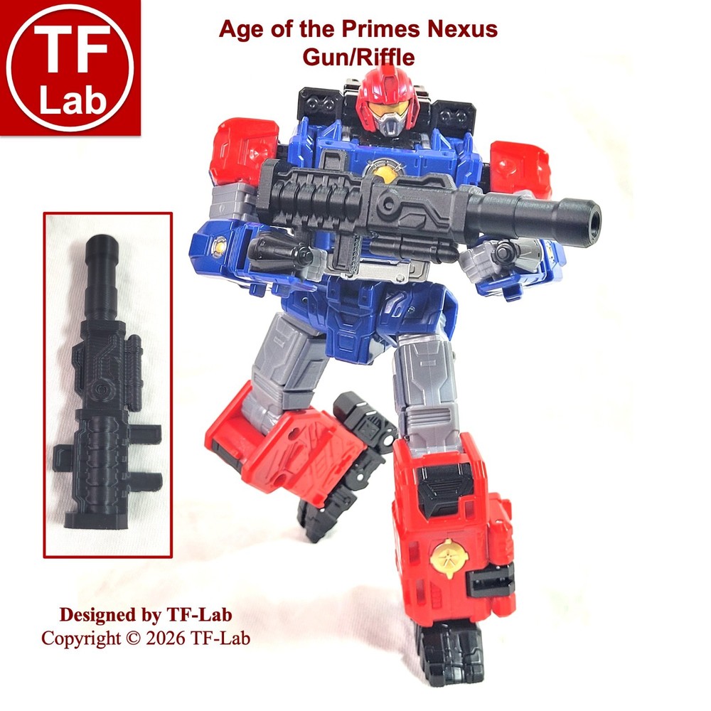 Gun Riffle Transformers Age of the Primes Nexus Prime upgrade kit TF-Lab