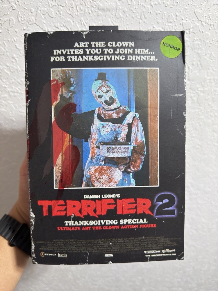 NECA – Terrifier 2 Thanksgiving Special – Ultimate Art the Clown – NIB
