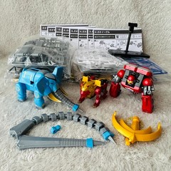 BANDAI SMP Mini pla Megazord Power Rangers Wild Force Gaoranger Gao King Animals