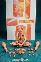 Romankey X COWL 1/12 Female Figure Flexible Girl Joint Body 6”Soldier Figure
