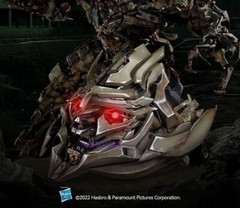 1PC Megatron English Voice-Controlled Wearable 1/1 Helmet With LED Eye Halloween