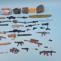 Vintage 80’s 90’s GI Joe Cobra Accessories Weapons Backpack Parts Lot #2