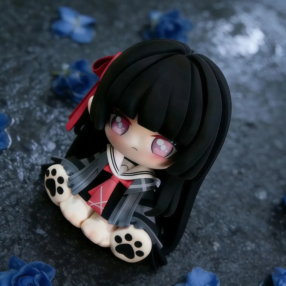 5cm Wuthering Waves Chisa Cute Version Sitting Pose Anime Figure Model Statue