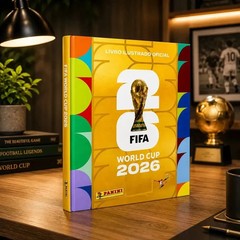 Panini Golden Album 2026 World Cup Hardcover FIFA WC Brazilian Edition