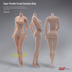 1/6 Suntan/Pale Super Flexible Large Bust Seamless Female Figure Body Model Toys