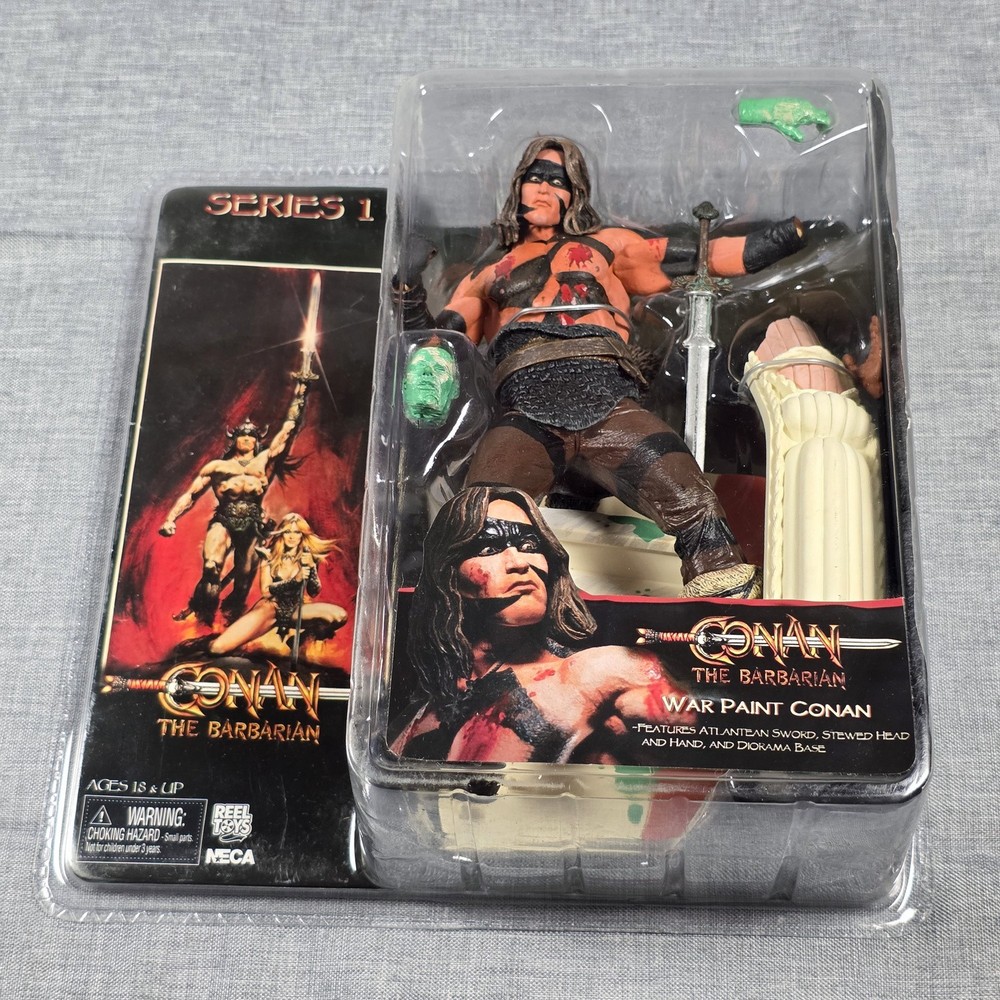 Conan the Barbarian War Paint Conan Action Figure 2008 Old Stock LOOSE HAND Part