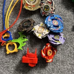 Beyblade Lot Rare Ones Inside Gold Red White Blue
