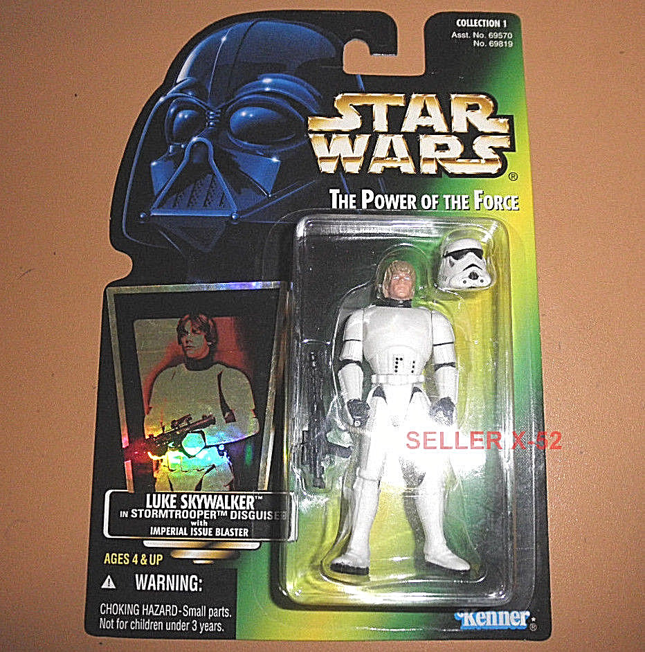 Star Wars LUKE Skywalker Stormtrooper disguise figure POTF2 Mark Hamill toy