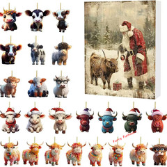 Dog 24 Days Christmas Countdown Calendar Christmas Advent Ca