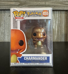 Funko Pop! Pokémon Charmander #455 Metallic Vinyl Figure w/ Protector