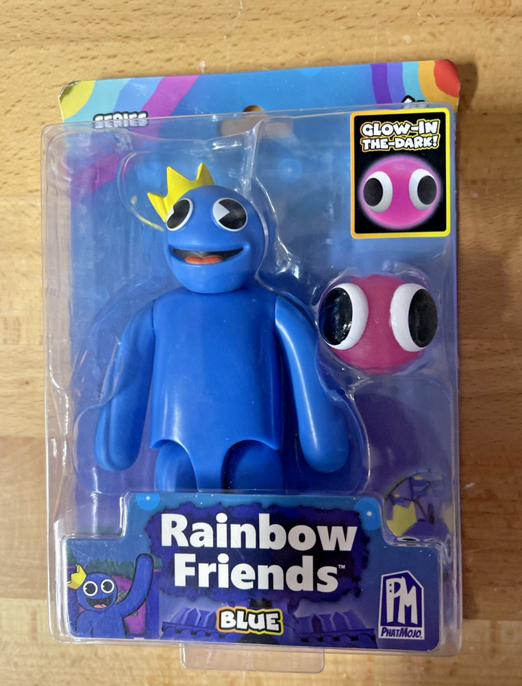 Rainbow Friends Roblox Series 2 Blue 5” Action Figure by Phat Mojo