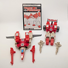 1987 Transformers G1 Autobot Clones Fastlane Cloudraker 100% Complete + Manual