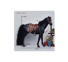 1/3 1/4 Scale Dutch Warm Blooded Horse Simulation Model Resin Toys Handmade