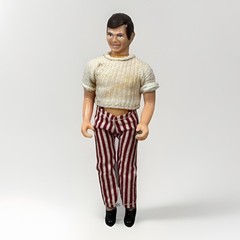 1975 TONKA Mighty School Bus Teen Boy Man & Girl Woman Figures 5″ Set Of 2