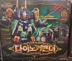SAMG Miniforce Dino COMMANDER 4 in 1 Transforming Robot Dinosaur Action Figure