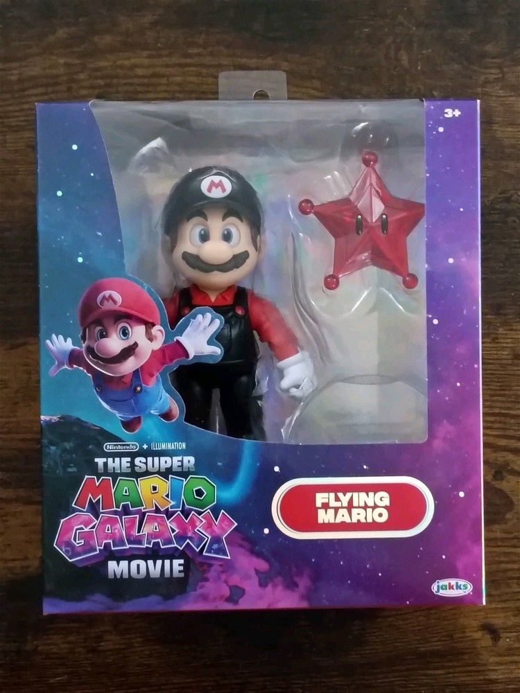 5″ FLYING MARIO Super Mario Galaxy Movie World of Nintendo Jakks Pacific 2026