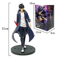 Sung Jinwoo Solo Leveling 21cm PVC Action Figure Anime Collectible