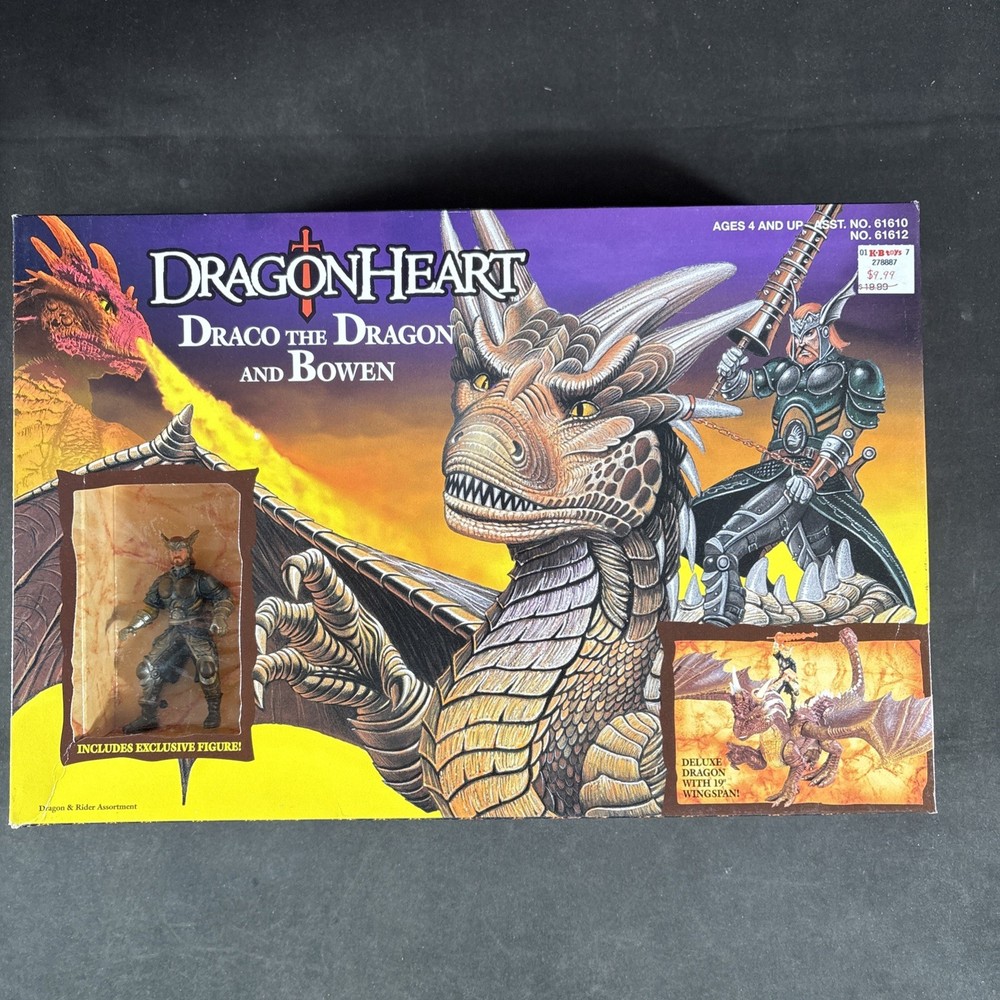 DRACO THE DRAGON DRAGONHEART ACTION FIGURE BOX SET NEW FANTASY