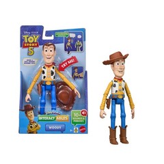Mattel Disney Pixar Toy Story 5 Woody Interactables Talking Figure, 9 Inch
