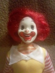 Vintage 1976 Remco McDonald’s Ronald McDonald Figure Toggle Head Original Toy