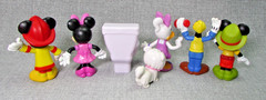 Disney Jr. Mickey Mouse Clubhouse Pals Mickey Minnie Goofy Daisy Snowpuff Toilet