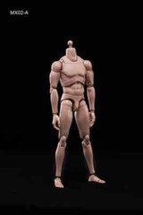 MX02-A 1/6th Male Body Model Toys Flexible Standard Muscle Fit 12″ Action Figure