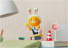 Kakao Friends Desk Figure Skateboard Little Ryan Interior Decor Doll Toy
