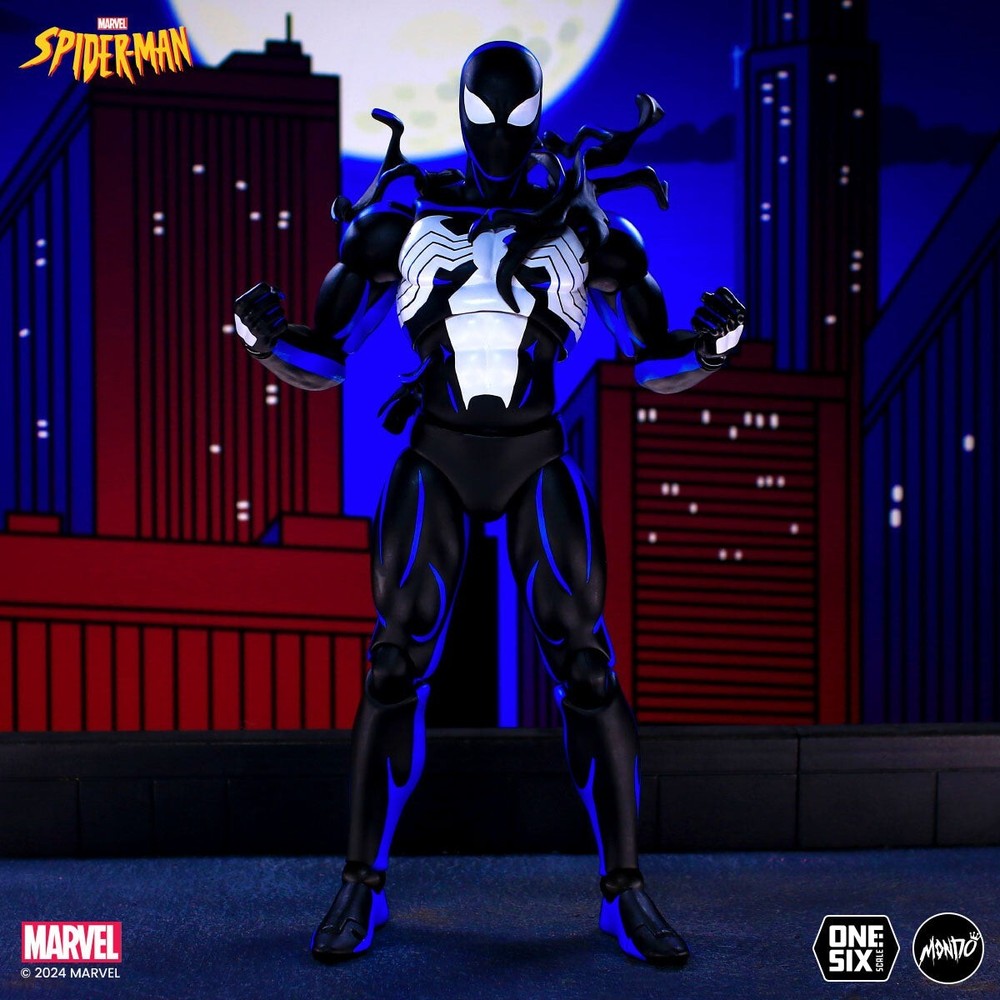 Mondo Spider-Man The Animated Series Symbiote 1/6 Scale Figure LE 1000 PRE-ORDER