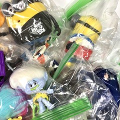 Boys & Girls Action Figure/Small Doll Lot Ages 6+ 5 Lbs Of Toys Cleaned