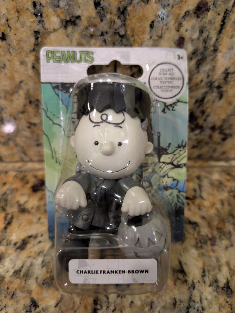 2026 PEANUTS 3.5″ CHARLIE FRANKEN BROWN HALLOWEEN FIGURE GREAT PUMPKIN JUST PLAY