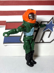 GI Joe Payload “Starcom Astronaut” Black Major Custom COMPLETE, Brand New! Repro