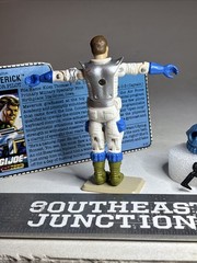 GI Joe Maverick Complete 1987 ARAH Vintage Hasbro Black Gun & File Card