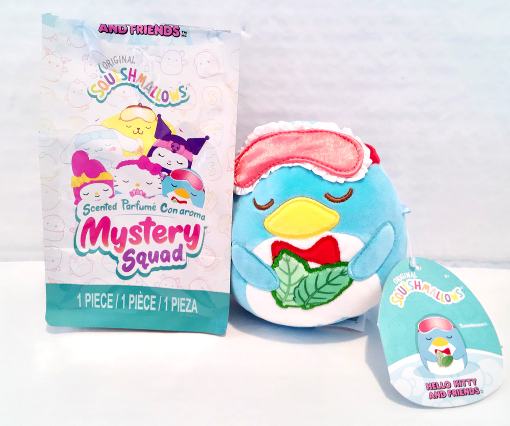Hello Kitty Mystery Squad Scented Squishmallows Spa Day Blind Pack TuxedoSam