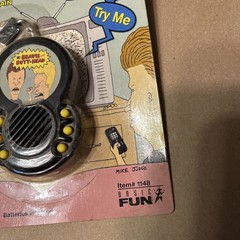 MTV’s Beavis & Butt-Head Talking Keychain Includes 6 Cool Phrases Needs Battery