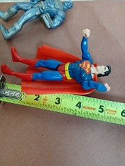 Vintage Superman Man of Steel Lot of 2 DC Comics Kenner Super Hero Toys