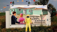 NECA Back to the Future Tales From Space Ultimate Marty McFly Diorama Backdrop 2