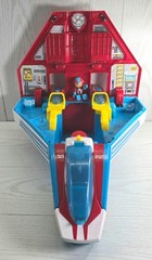 PAW Patrol Air Patroller Rescue Jet w/ Ryder Figure Transforming Aircraft Works