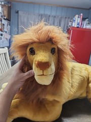 Disney The Lion King Adult Simba 24” Plush Toy Mattel Vintage Large Jumbo #2