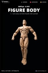 GWToys G001 1/12 Super Flexible Muscular Male Body w/Head 6″ Action Figure Doll