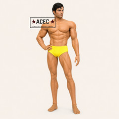 Custom Uncensored PHICEN 1/6 Heroic Warrior Muscular Male Seamless Figure Set