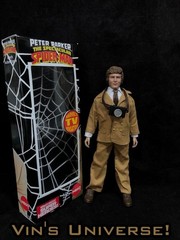 Custom 8″ Mego Nicholas Hammond s Peter Parker Spider-Man Action Figure Boxed