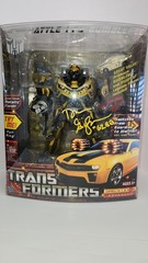 Transformers Battle Ops Bumblebee(Metallic Version) Collector Item/ AUTOGRAPH