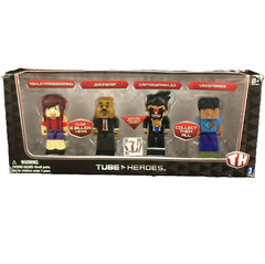 Tube Heroes Deluxe Gaming Set 4 Figures Sealed Jazwares VIKKSTAR123 JEROMERSF